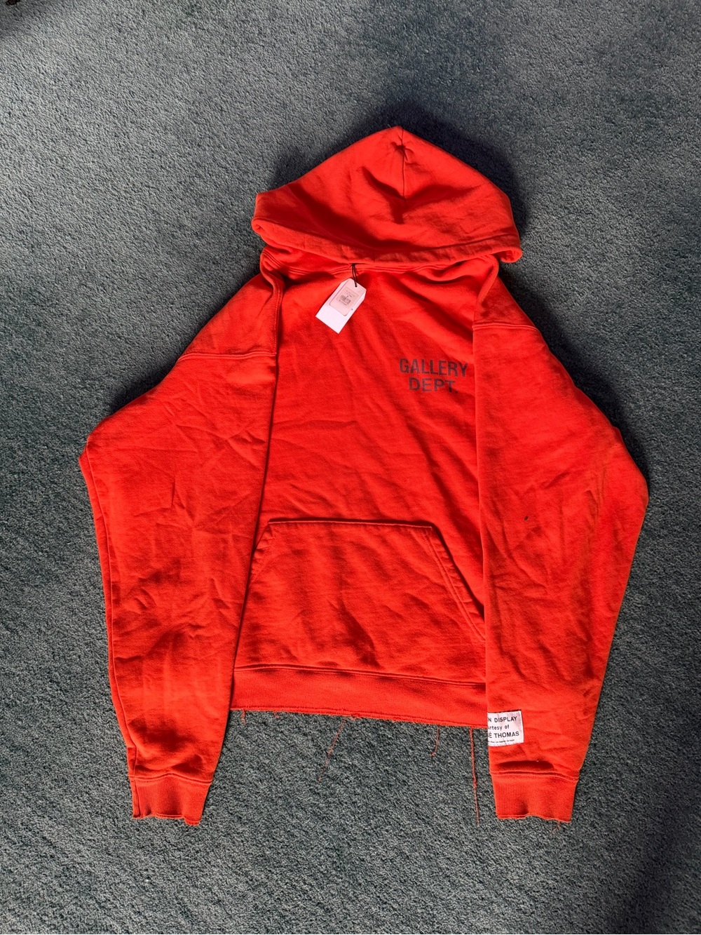 Gallery Dept Red Pullover Hoodie